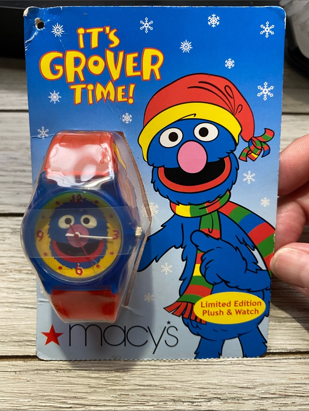Macy's Grover Kids Watch - Blue, Red & Yellow